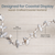Nautical Garland 1 White Shell Garland 6ft Decorative Beach Garland for Decoration