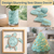 Sea Glass Aqua| Large Colored Sea Glass Pieces | 11 Ounces of Large Sea Glass Pieces for Decoration and Craft