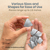 Sea Glass Craft - Beach Glass Craft - Metallic Silver - 55 Oz Sea Glass Décor - Sea Glass Vase Filler - Sea Glass Crafting - Bag of Sea Glass - Craft Glass - Vase Fillers Glass