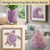 Sea Glass Craft - Beach Glass Craft - Metallic Purple - 55 Oz Sea Glass Décor - Sea Glass Vase Filler - Sea Glass Crafting - Bag of Sea Glass - Craft Glass - Vase Fillers Glass