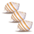 Hermit Crab Shells | Shells for Hermit Crabs | 3 Banded Tonna Shells 3-3.5" | Opening Size Approx. 2.75-3" | Hermit Crab House for Décor | Plus Free Nautical eBook by Joseph Rains