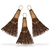 Cinnamon Broom - Cinnamon Broomstick Scented 6in (3 Pack) - Decorative Broom - Cinnamon Scented Broom - Mini Broomsticks - Broom Decor - Cinnamon Broom for Door Protection