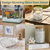 Flat Marbles Vase Filler - 0.68 Lb (70 pcs) Frosted White Glass Pebble Vase - Clear Glass Stones for Vases - Flat Glass Marble for craft and Home décor - Aquarium Glass Marble filler