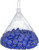 Flat Marbles Vase Filler - 0.68 Lb (70 pcs) Cobalt Glass Pebbles Vases - Clear Glass Stones for Vases - Flat Glass Marble for craft and Home décor - Aquarium Glass Marble filler