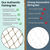 Fish Net Decorative - (2 pack) 5' X 7' Authentic Fishing Net Décor - Decorative Fishing Net Wall Decor - Fishing Net Decoration - Fishing Net Decorative - Fishnet Décor - Sea Netting Décor - Decor Net