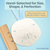 Sand Dollar Ornaments | Natural Sand Dollars 3" with Baby Blue Ribbon | Set of 4 | Real Sand Dollars for Beach Wedding Decor | Plus Free Nautical Ebook by Joseph Rains
