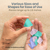 Sea Glass | Pink Lavender and Aqua Colored Sea Glass Mix | 11 Ounces of Sea Glass for Art Crafts and Decor | Sea Glass Bulk