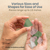 Sea Glass | 11oz Pink Green & White Tumbled Sea Glass Decor | Bulk Seaglass Pieces for Beach Wedding Decor & Crafts | Plus Free Nautical eBook by Joseph Rains