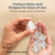 Sea Glass Craft - White - Beach Glass Craft - White Sea Glass Décor - Sea Glass Vase Filler - Sea Glass Crafting - Bag of Sea Glass - Craft Glass - Vase Fillers Glass (22 Ounces)