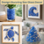 Sea Glass Craft - Beach Glass Craft - Dark Blue - 22 Oz Sea Glass Décor - Sea Glass Vase Filler - Sea Glass Crafting - Bag of Sea Glass - Craft Glass - Vase Fillers Glass