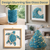 Nautical Crush Trading Sea Glass Craft - 28 Ounces Caribbean Blue - Beach Glass Craft - Sea Glass Décor - Sea Glass Vase Filler - Sea Glass Crafting - Bag of Sea Glass - Craft Glass