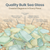 Nautical Crush Trading Sea Glass | Blue Pale Yellow and Light Green Colored Sea Glass Mix | 55 Ounces of Sea Glass for Art Crafts and Decor | Sea Glass Bulk