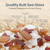 Nautical Crush Trading Sea Glass | Amber Brown Red and Frosted White Sea Glass Mix | 55 Ounces of Sea Glass for Art Crafts and Decor | Sea Glass Bulk