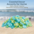 Sea Glass Chips | 22 Ounces of Lime and Aqua | Bulk Pearlized Sea Glass Pieces for Craft and Decor | Plus Free Nautical eBook by Joseph Rains