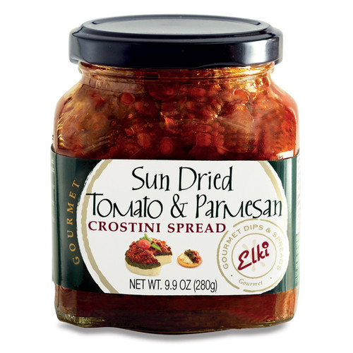 A Mediterranean inspired blend of sun dried tomatoes, parmesan cheese, balsamic vinegar, capers, lemon, garlic and Italian herbs. We've done all the work for you, mixing top quality ingredients with a special variety of flavors and textures. Enjoy!


Suggested Uses: Spread on crostini with artisan cheeses or in a Panini with smoked turkey, camembert cheese & basil pesto. Mix in risotto, quinoa or add to your favorite artichoke parmesan dip recipe. Create a colorful party torte with cream cheese then basil pesto (mix with a little cream cheese), top with our sun dried tomato spread. Mix with hot or cold pasta. Add to a grilled burger, steak, chicken or seafood. Scoop into mushroom caps for your next party! Mix with cream cheese and serve with toasted baguette slices for an easy appetizer.