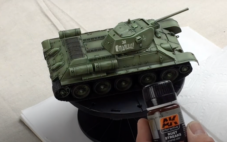How to Use Rust Streak Weathering Paint