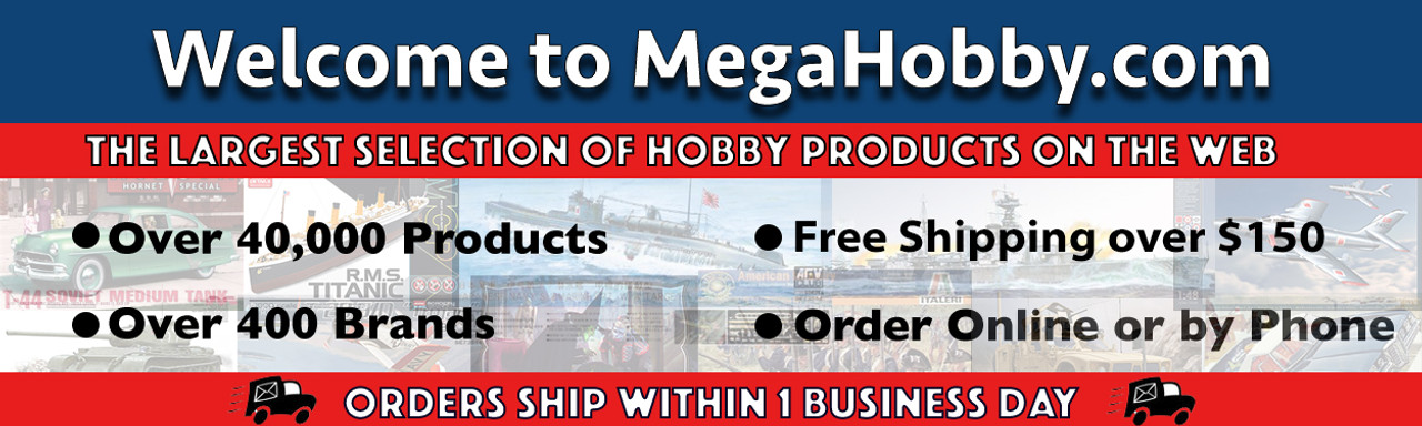 MegaHobby.com welcome banner