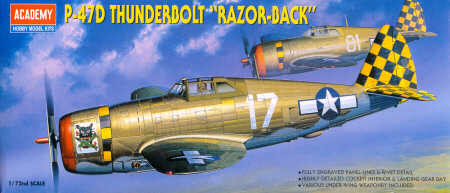 P 47d Thunderbolt Razorback 1 72 Academy