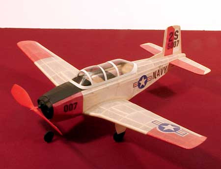 T34 Rubber Powered Model Airplane Dumas