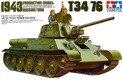 T-34/76 Russian Tank 1943 1/35 Tamiya