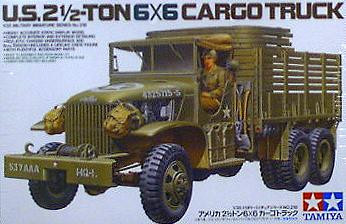 2 1-2 6x6 Ton Cargo Truck 1/35 Tamiya