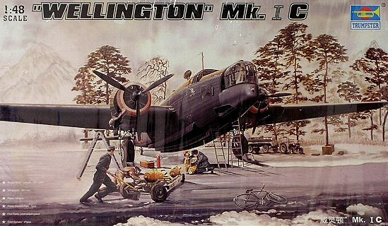 Wellington Mk. IC 1/48スケール Vickers Wellington Mk IC British WWII Bomber 1/48 Trumpeter