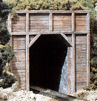 Timber HO Tunnel Portal Woodland Scenics