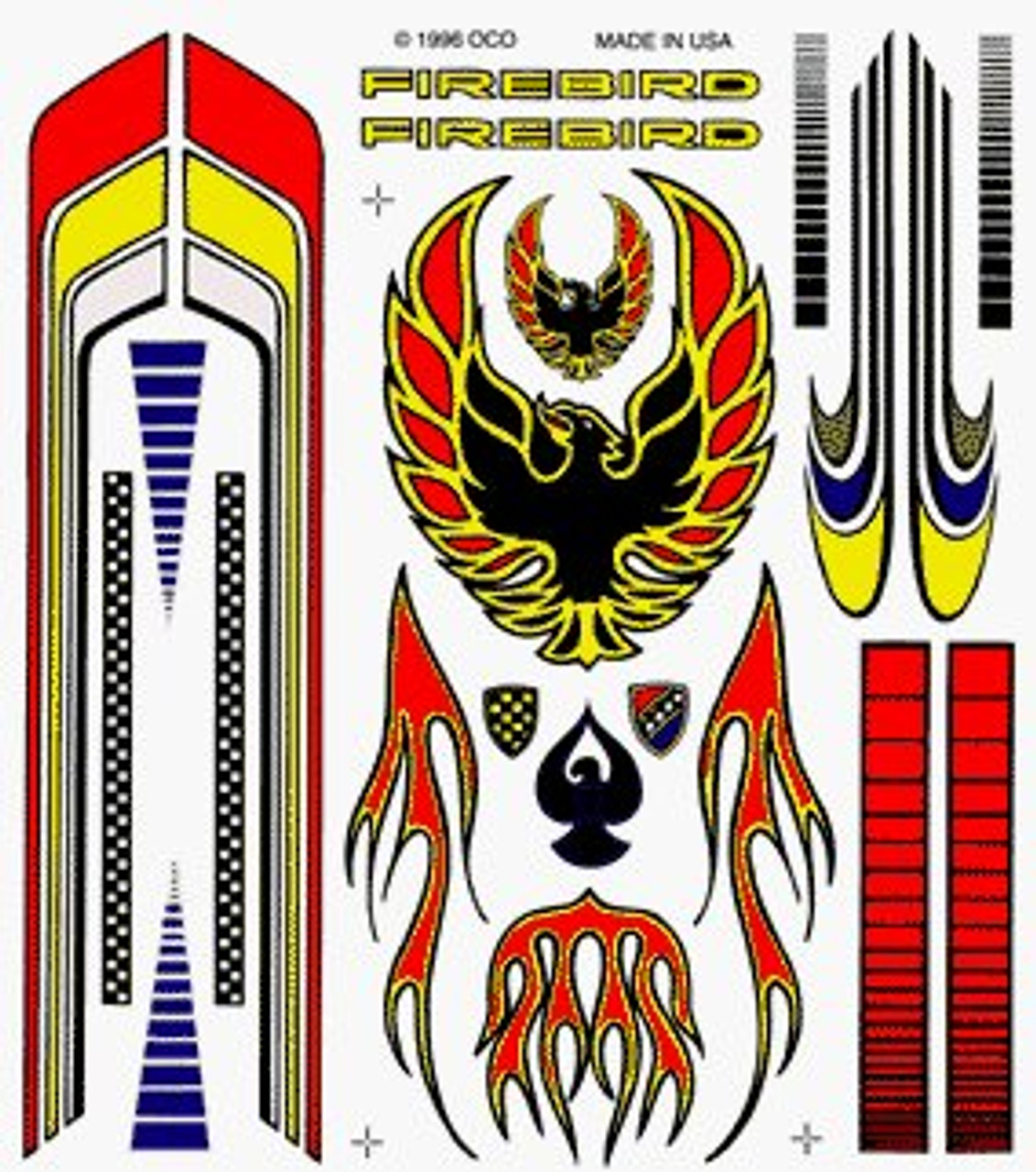 Pinewood Derby Flames Decal