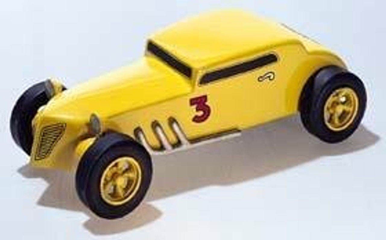 Pinecar Deluxe Car Kit, Deluxe Pinewood Derby Kit