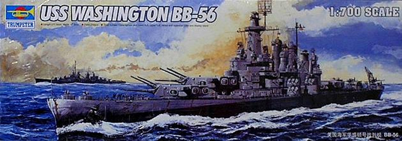 USS Washington BB-56 1/700 by Trumpeter