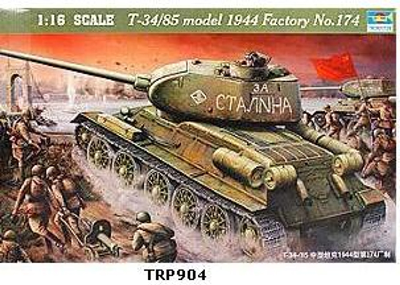 T-34/85 Model 1944 Factory No 174 1/16 Trumpeter