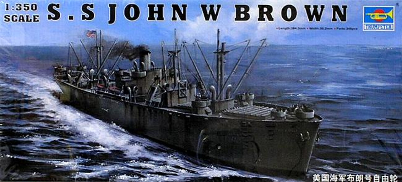 トランペッター 1/350 アメリカ海軍 リバティシップ SS ジョン W ブラウン 05308 プラモデル Amazon.com: Trumpeter 1/350 Scale SS John W Brown Liberty