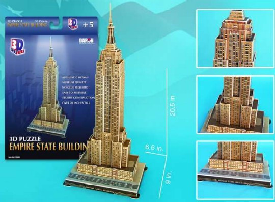 Empire State Building 3D Paper Model