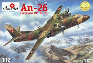 Antonov An26 RR/RT/Z Version Russian Military Cargo Plane 1/72 A