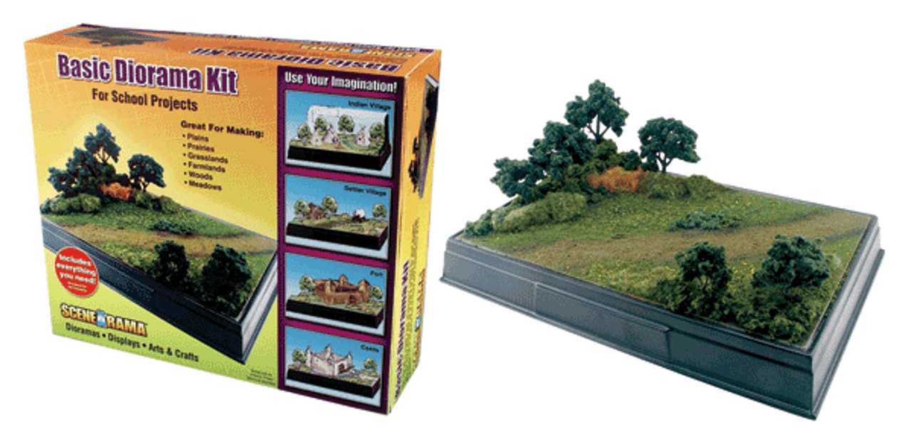 Scene-A-Rama Basic Diorama Kit Woodland Scenics