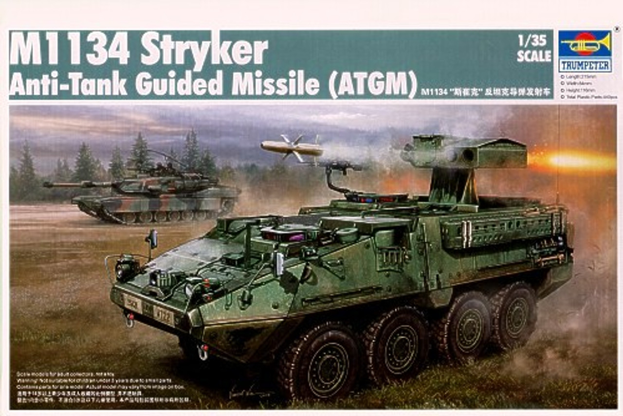 M1134 Stryker Anti-Tank Guided Missile (ATGM) (New Variant) 1/35 Trumpeter