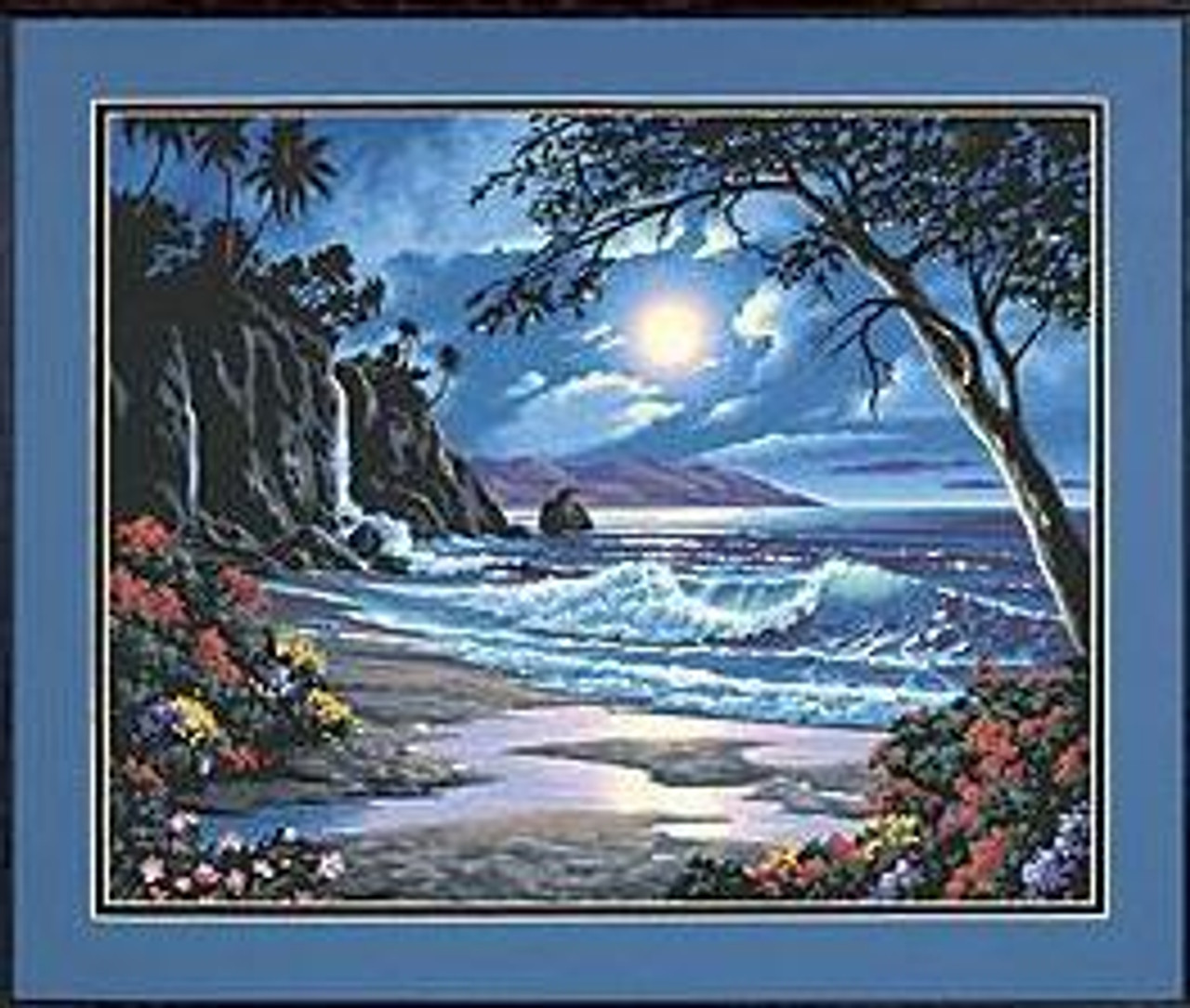 Moonlit Paradise (20x16) Lg.