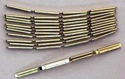 Nickel Silver Universal Rail Joiners (6/Cd) HO Scale Atlas Trains