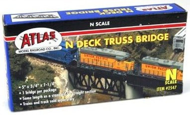 N Deck Truss Bridge Atlas Trains