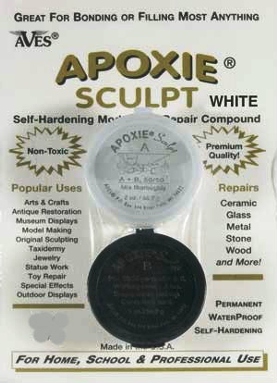 Apoxie Sculpt Natural (Gray) Two Part Self-Hardening Aves