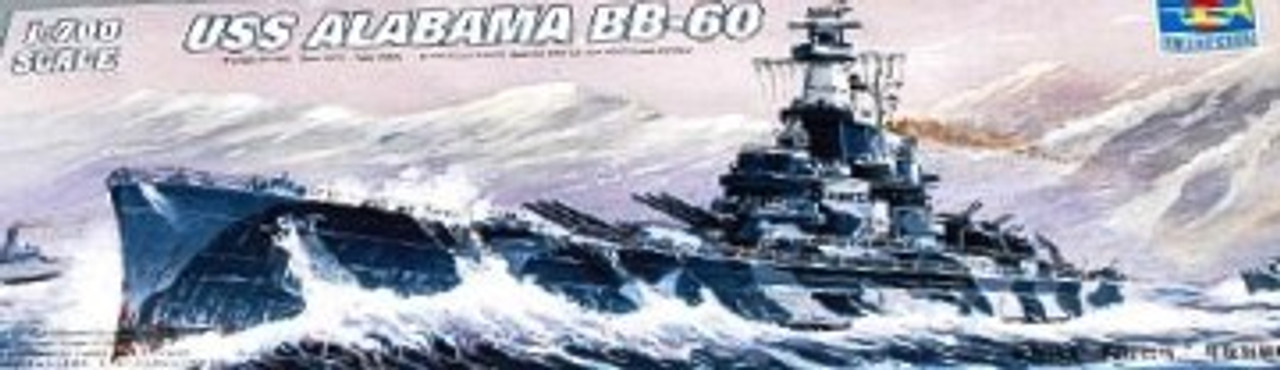 USS Alabama BB60 Battleship 1/700 Trumpeter