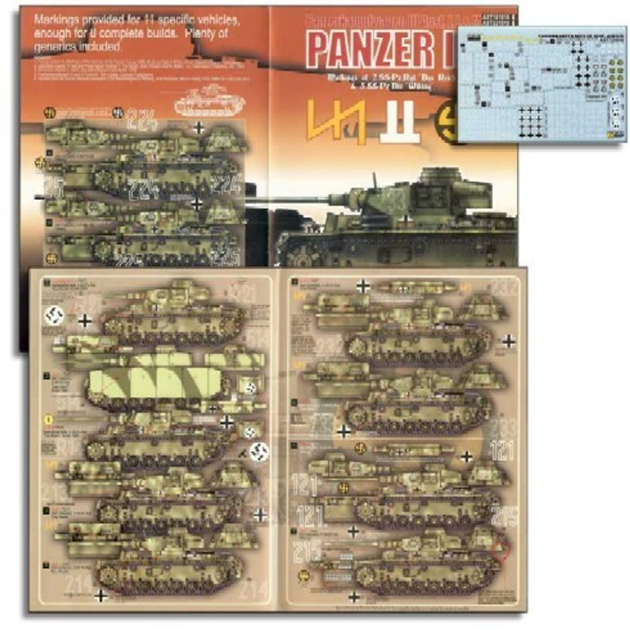 Panzer III Ausf J/L/M 2SSPzRgt Das Reich & 5SSPzDiv Wiking 1/72