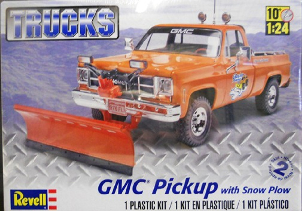 GMC Pickup Truck w/ Snow Plow 1/24 Revell Monogram