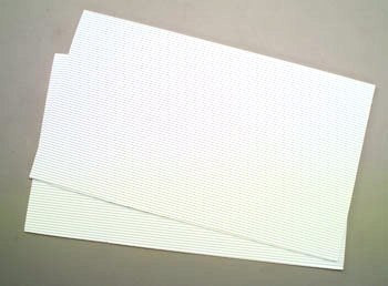O Corrugated Siding Plastic Pattern Sheet (2) Plastruct Supplies