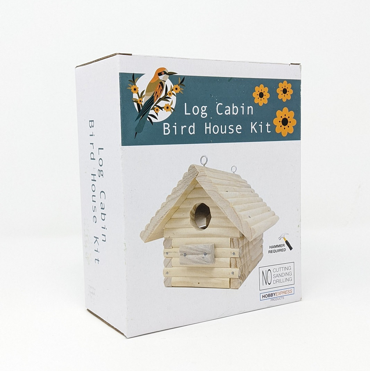 Log Cabin Bird House Kit Hobby Express