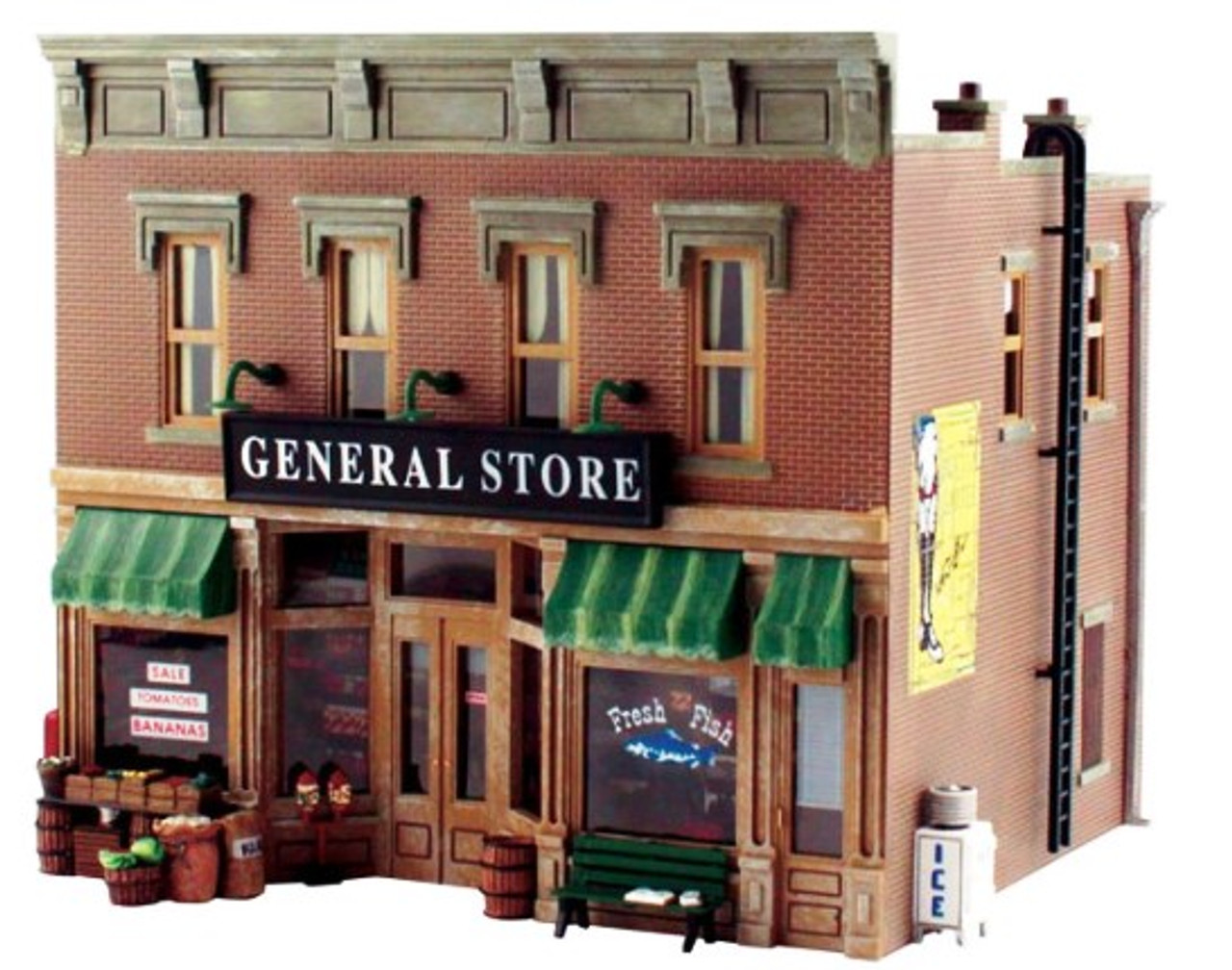 Lubener's General Store O Scale Woodland Scenics