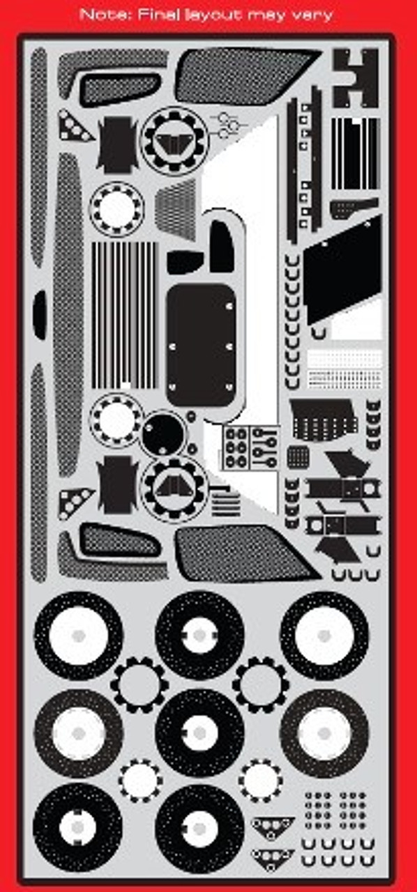 Enzo Ferrari Photo-Etch Detail Set (for TAM) 1/12 Scale Motorsport