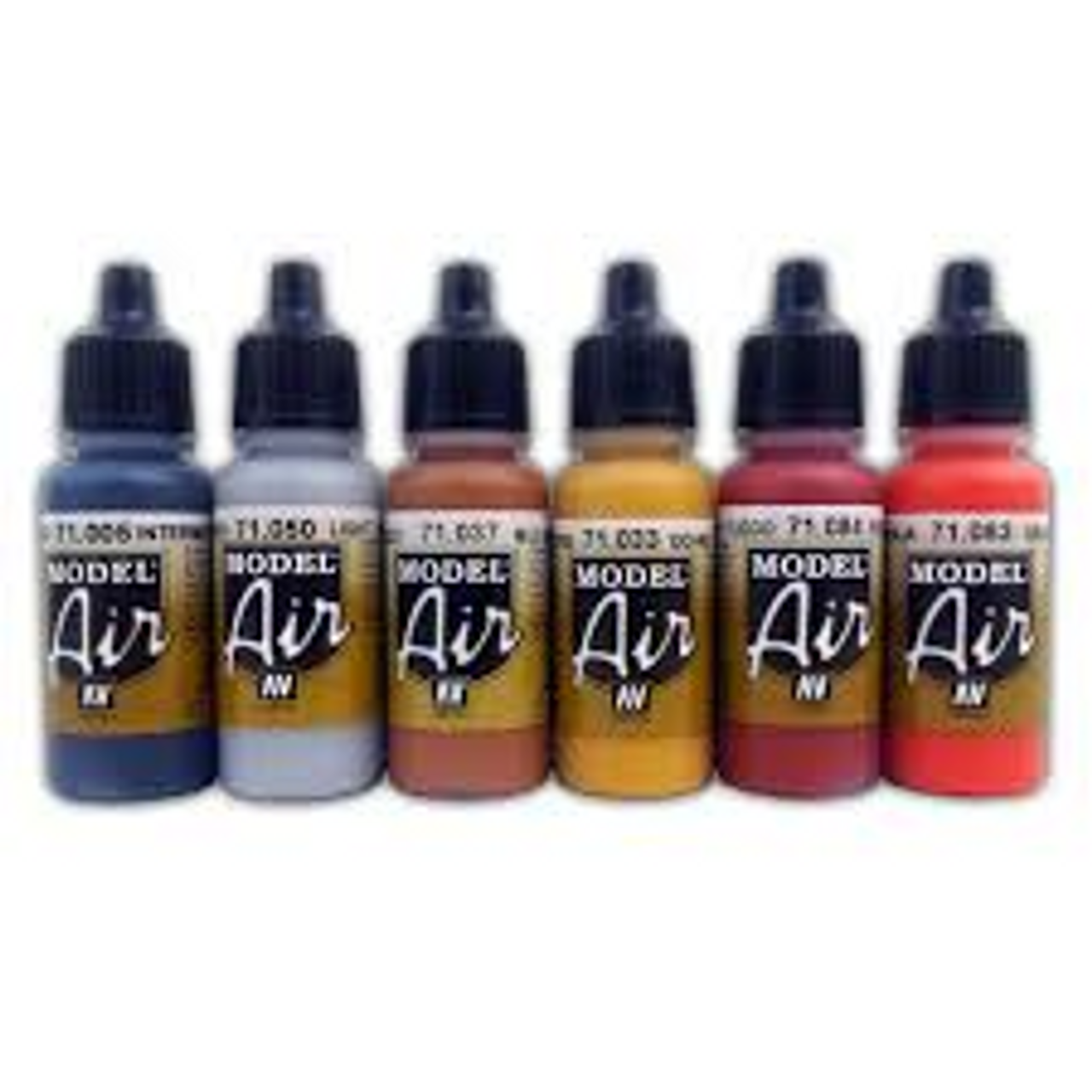 Weathering Model Air Color Paint Set (16 Colors) 17ml Bottle Acrylic