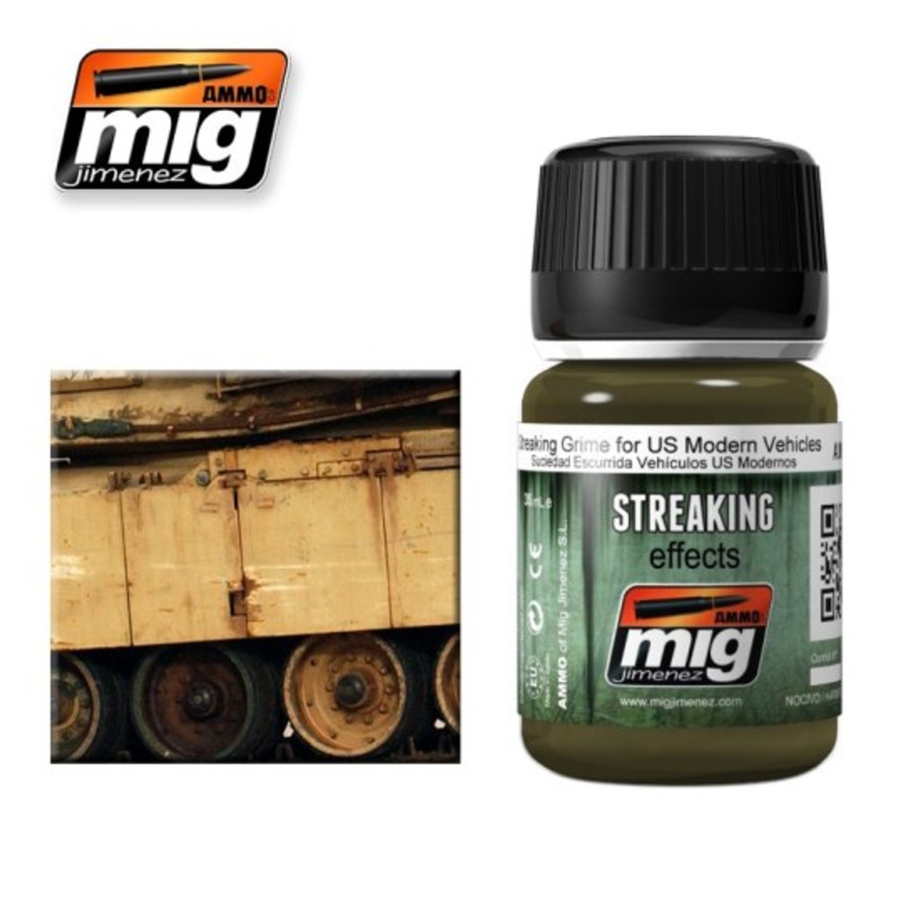 Ammo by MIG Streaking Effects Grime for US Modern Vehicles