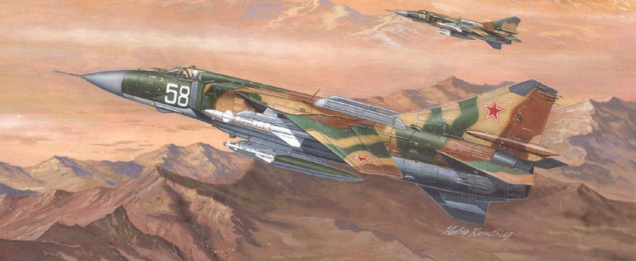 トランペッター 1/48 MiG-23MLD フロッガーK型 プラモデル d2ldlup MiG-23MLD Flogger K (Plastic model) - HobbySearch Military